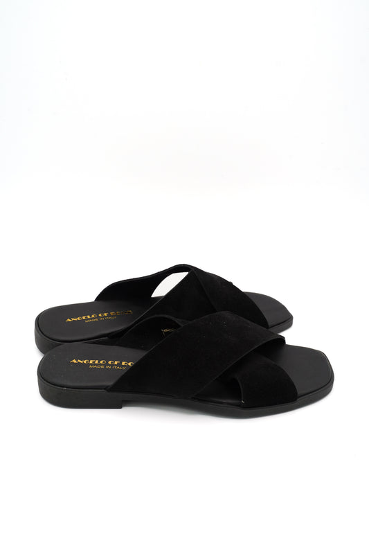 Angelo Of Rome Ciabattine Style 52 Nero