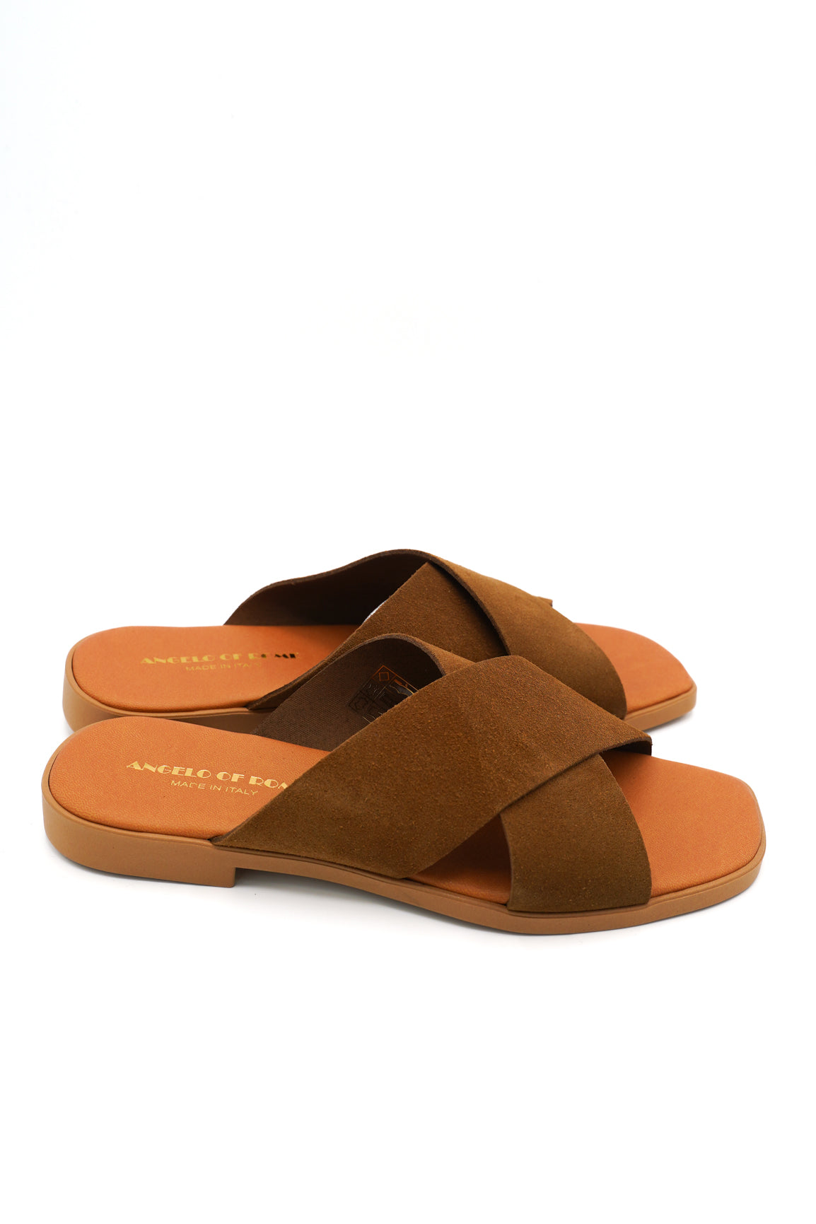 Angelo Of Rome Ciabattine Style 52 Taupe