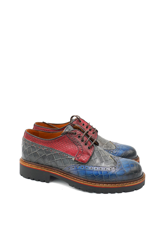 Exton Classiche 5164 Stampato Jeans/Stampato Grigio