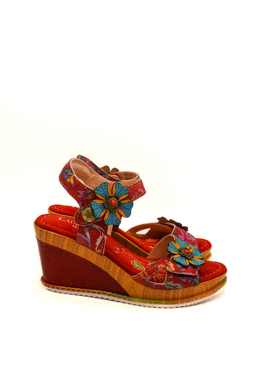 Laura Vita Sandali Ballon 21 Rouge