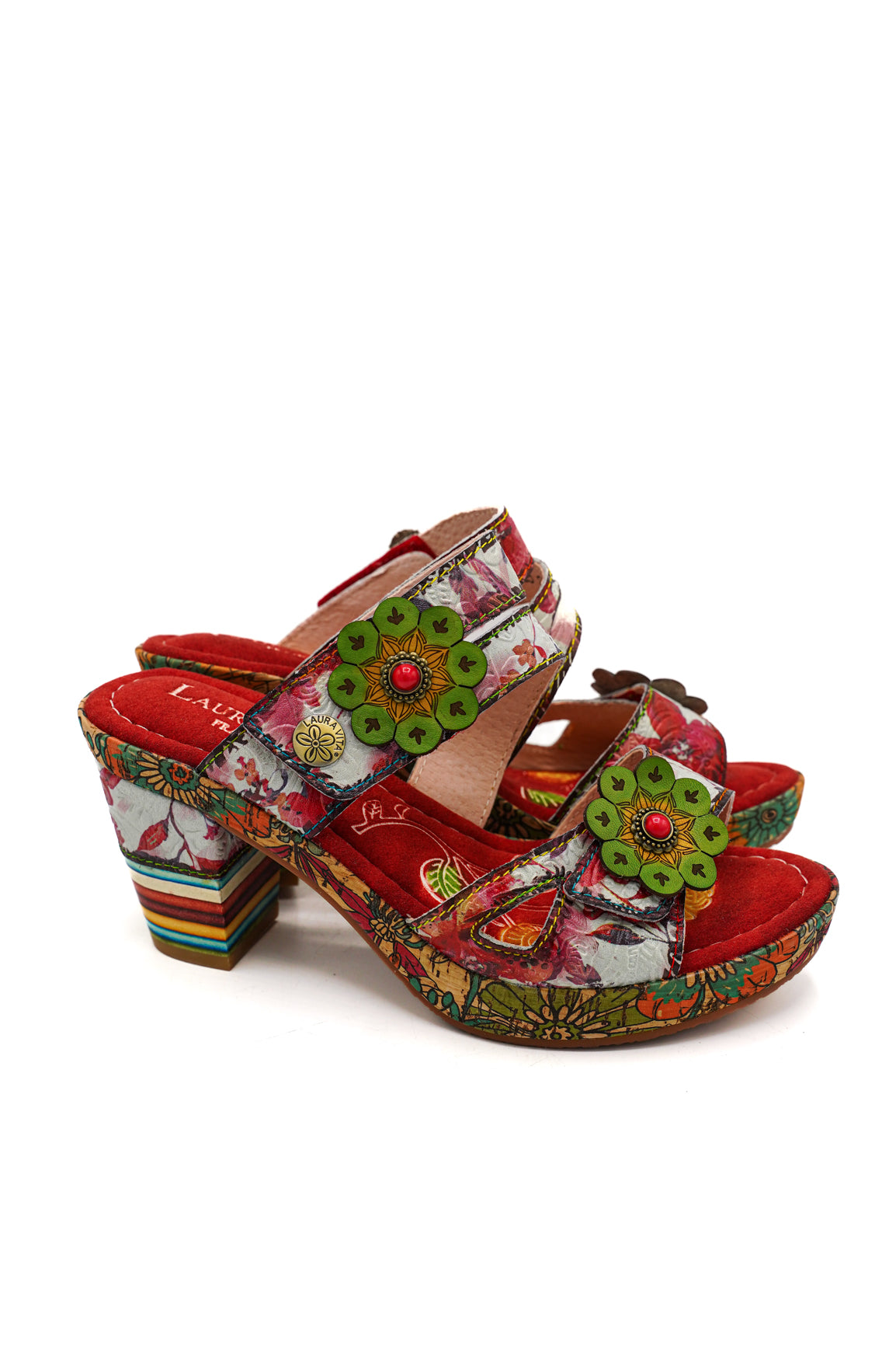 Laura Vita Sandali Nellao 32 Rouge