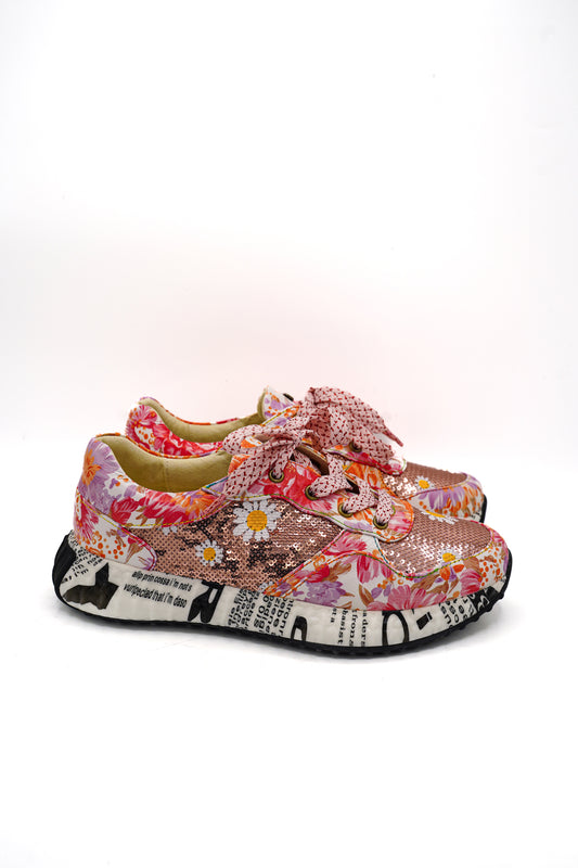 Laura Vita Sneakers Burton 05 Fraise