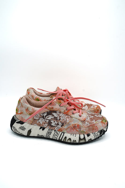 Laura Vita Sneakers Burton 05 Framboise