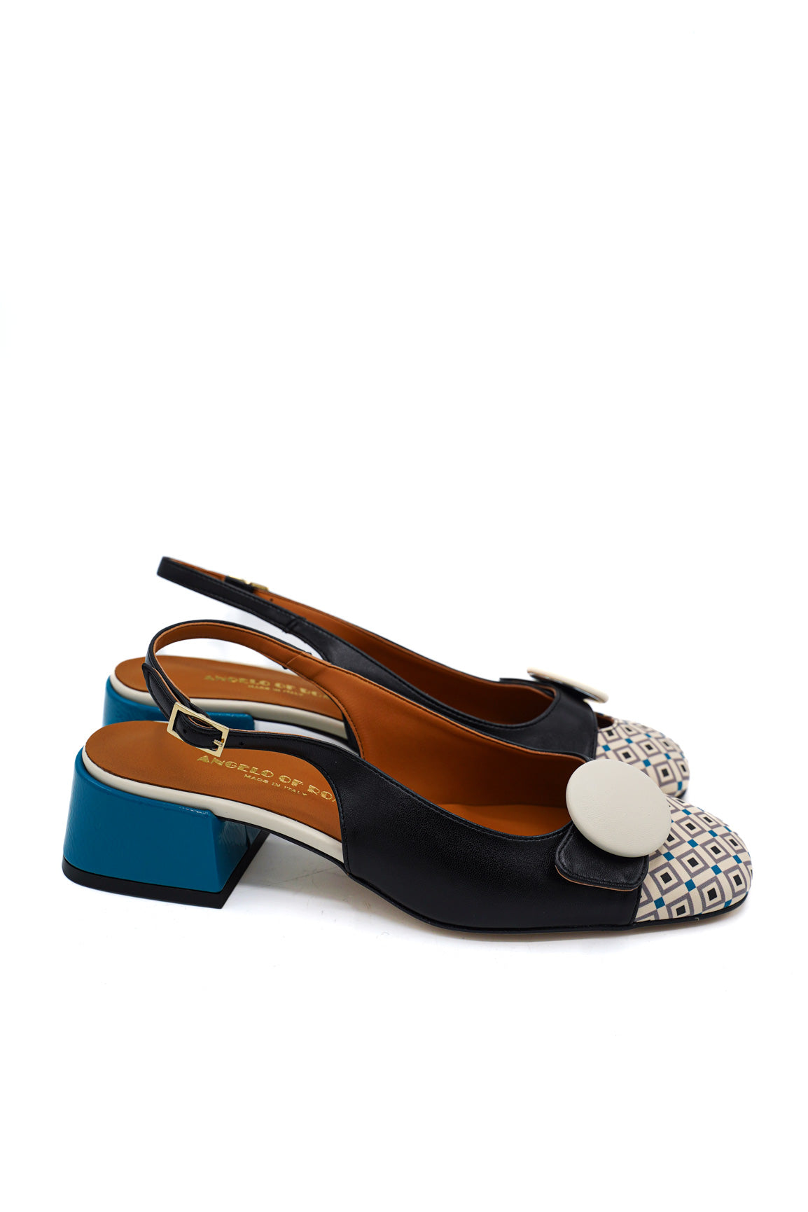 Angelo of Rome Slingback 2091004 Tacco blu