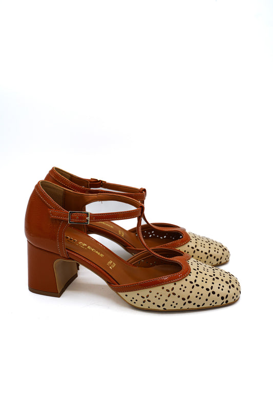 Angelo of Rome Sandali 2391M024 Crema Cuoio