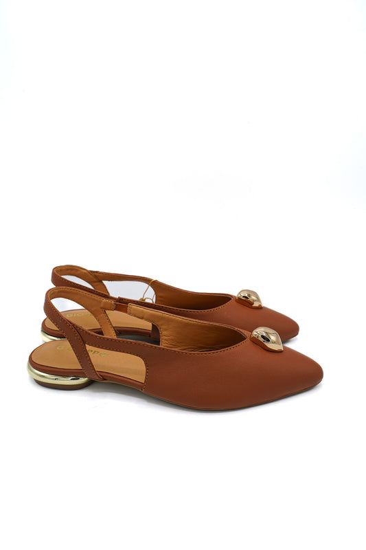 Gioseppo Slingback Muhuru Tan