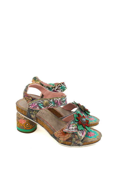 Laura Vita Sandali Framboiseo 33 Gris