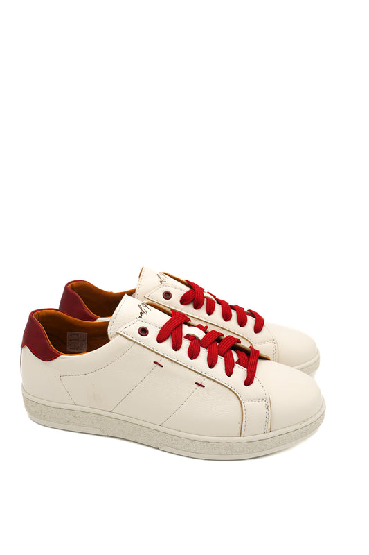 Exton Sneakers 100 Bianco/Rosso