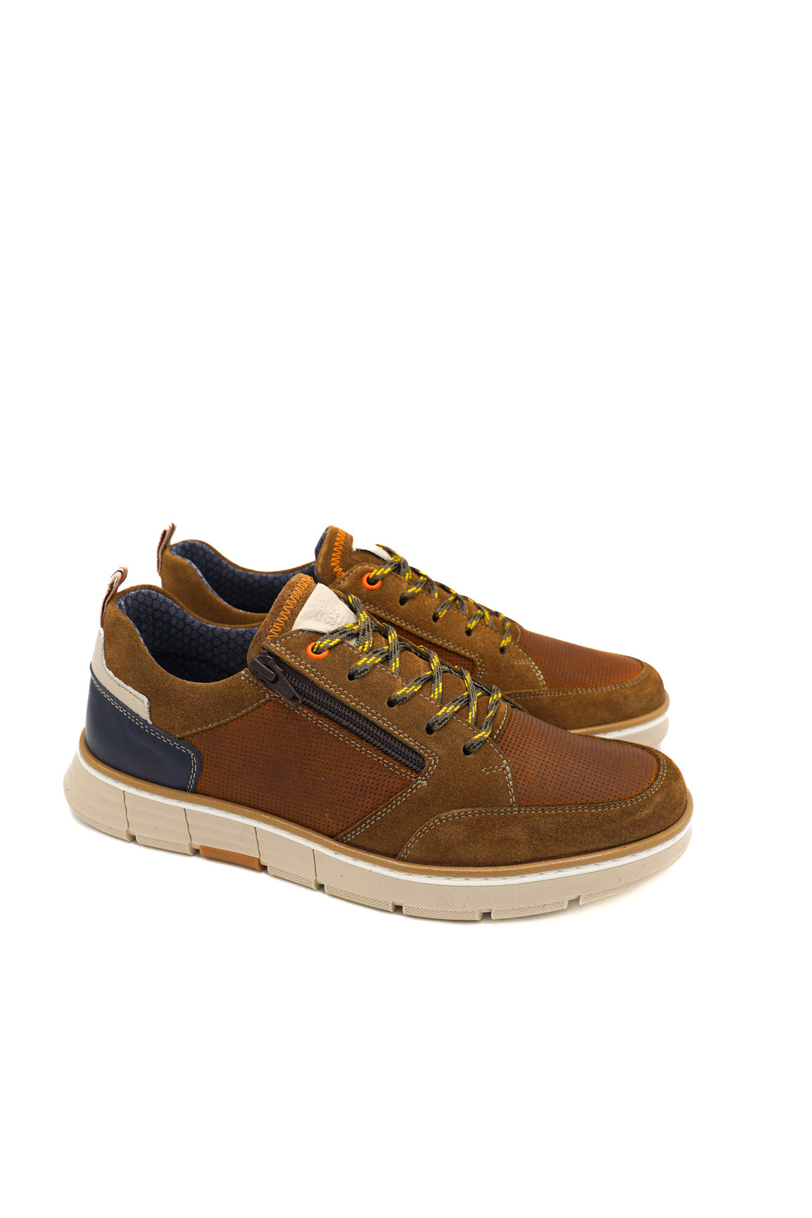 Zen Sneakers 11014 Roccia/Cognac/Mare