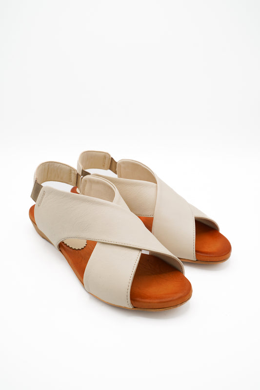 Sofia Mare Sandali Zenne Deri Beige