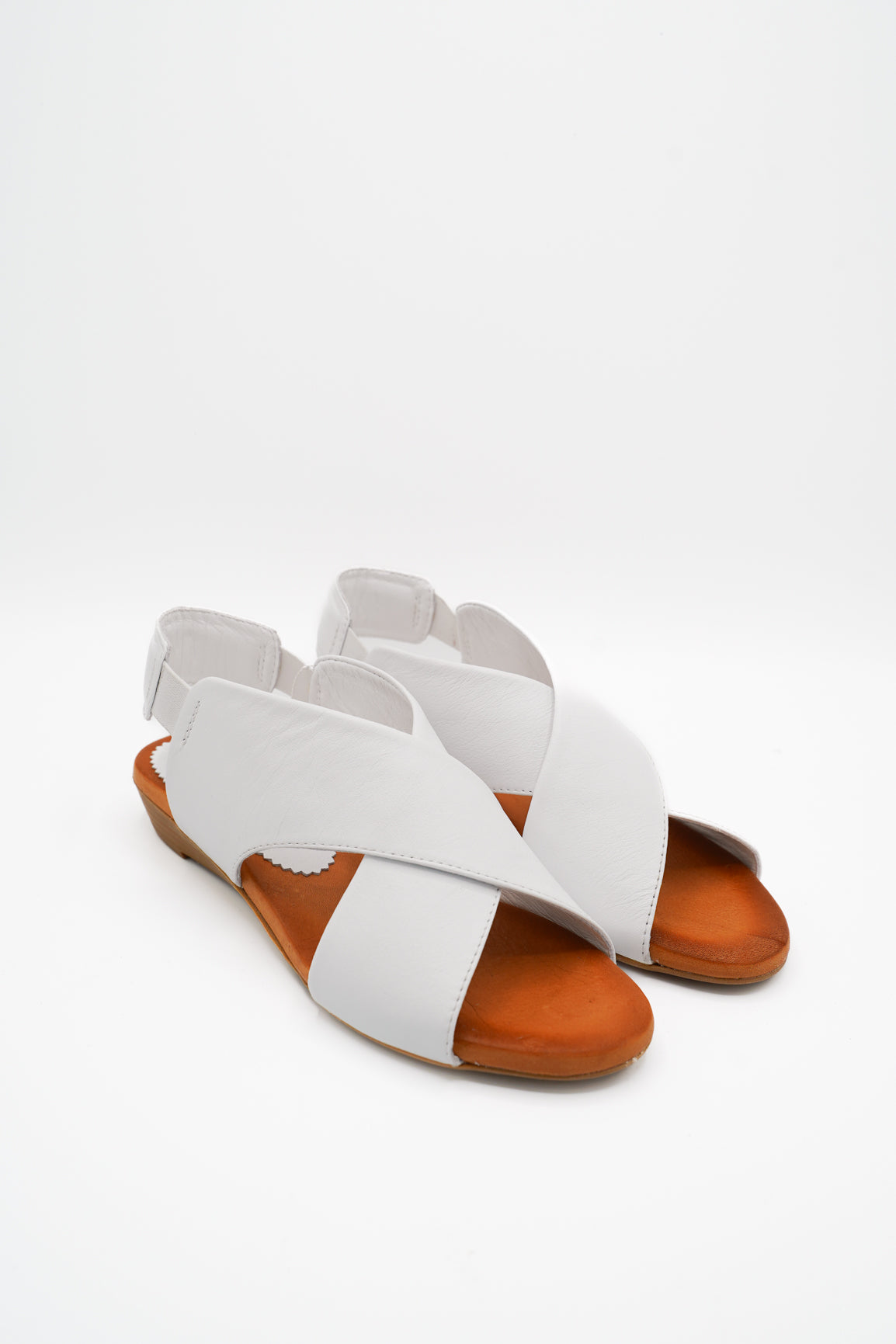 Sofia Mare Sandali Zenne Deri Bianco