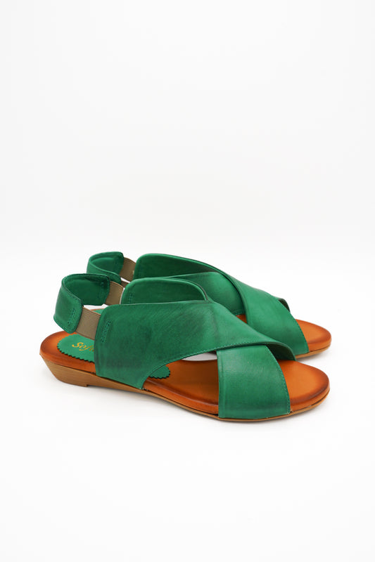 Sofia Mare Sandali Zenne Deri Verde