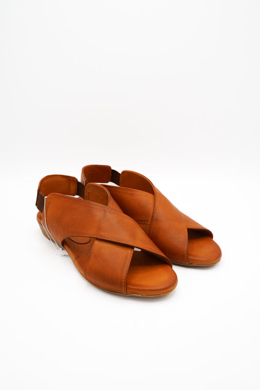 Sofia Mare Sandali Zenne Deri Cuoio