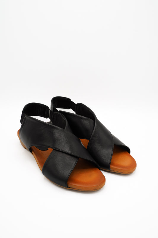 Sofia Mare Sandali Zenne Deri Black