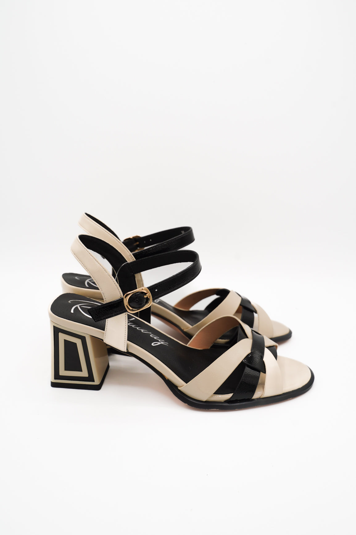 Rock Sandali 84621B Cream/Black