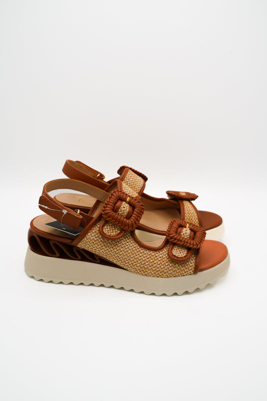 Rock Sandali 85869B Brown & Beige