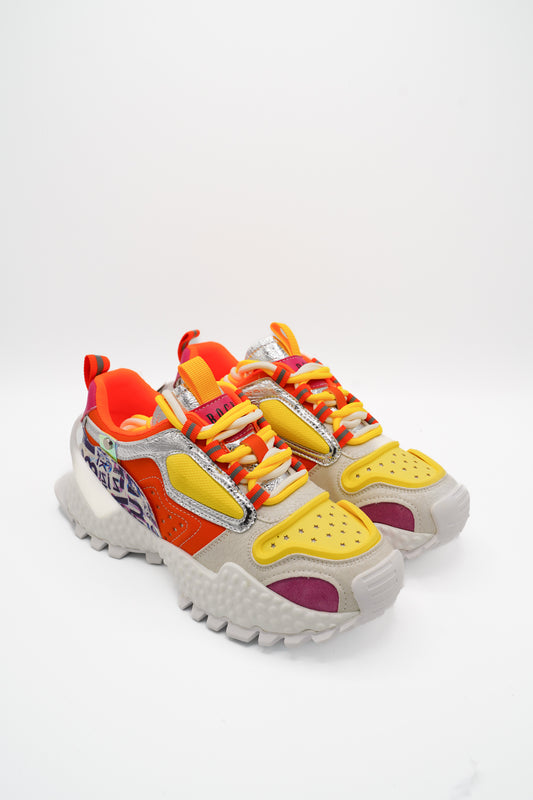 Rock Sneakers 76109A Orange