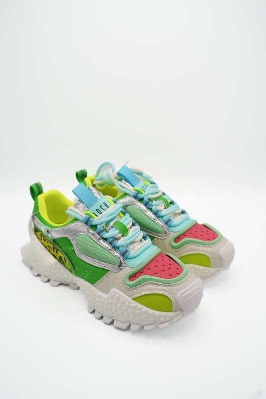 Rock Sneakers 76109B Green