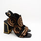 Rock Sandali 85837D Black & Gold