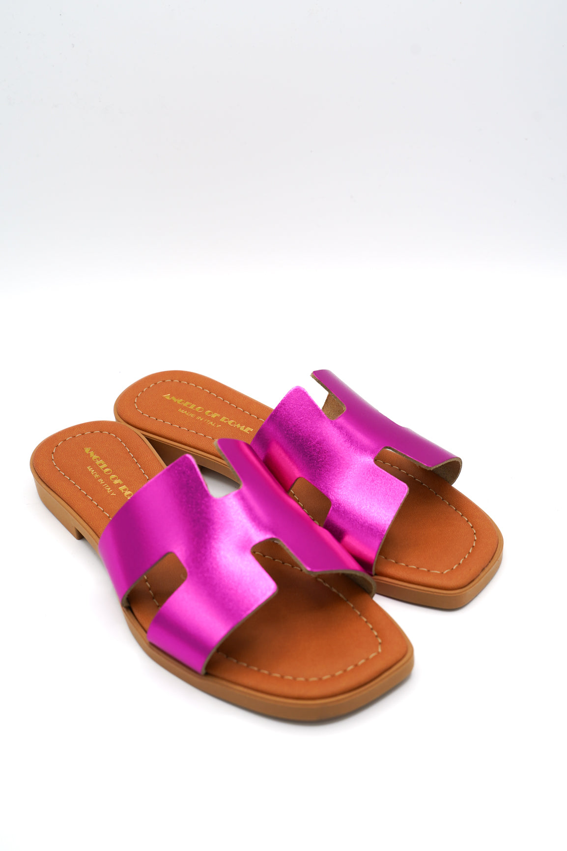 Angelo Of Rome Ciabattine Style 1 Fuxia