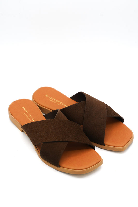Angelo Of Rome Ciabattine Style 52 Testa di moro