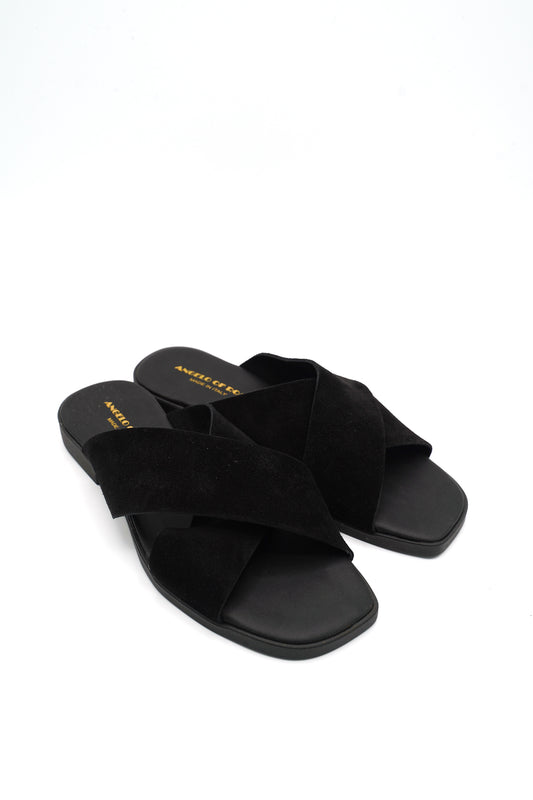 Angelo Of Rome Ciabattine Style 52 Nero