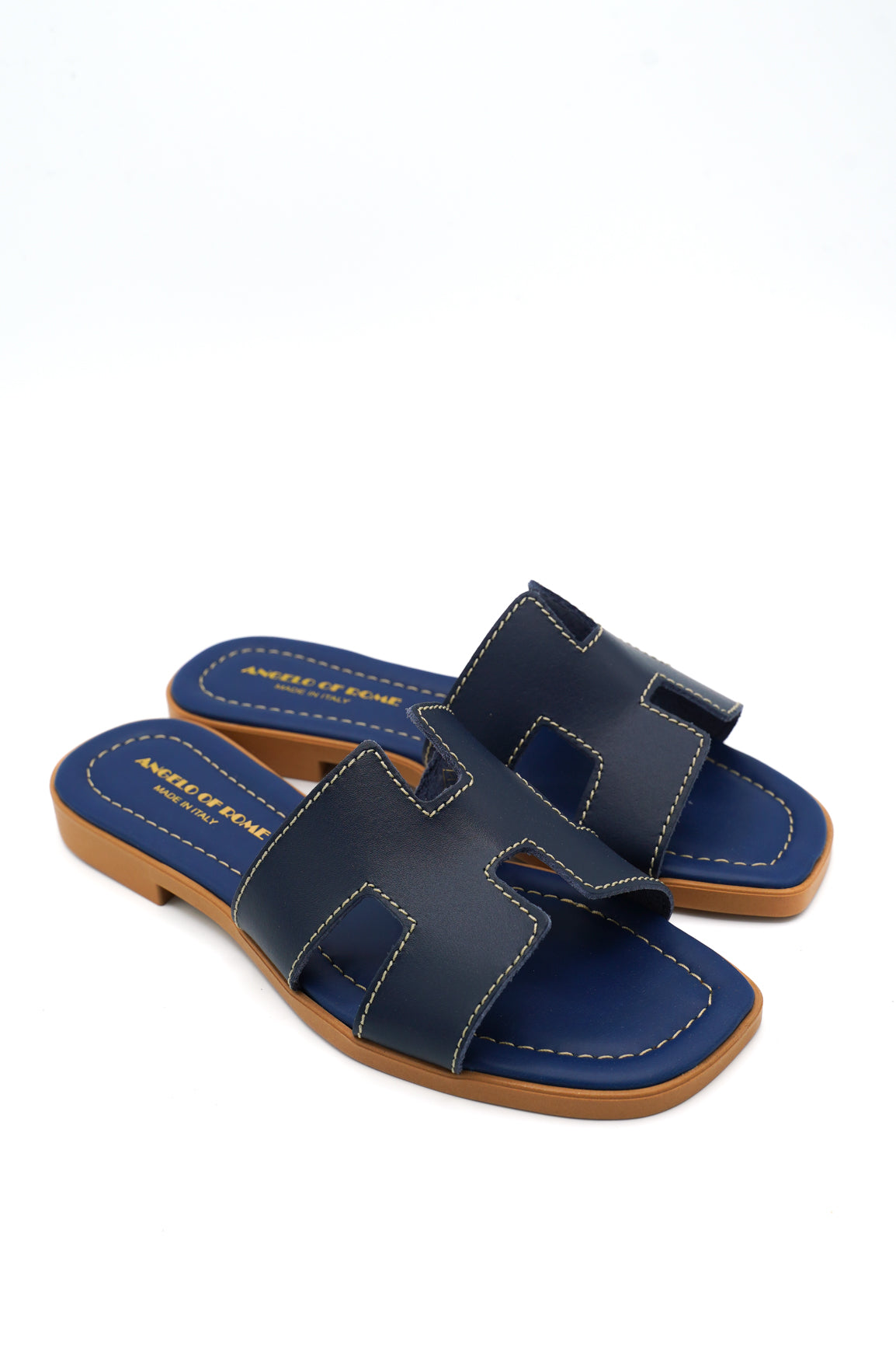 Angelo Of Rome Ciabattine Style 15 Blue