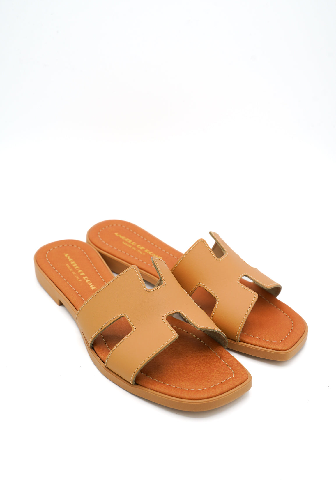 Angelo Of Rome Ciabattine Style 15 Naturale