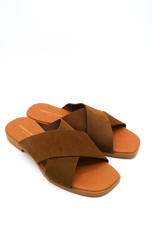 Angelo Of Rome Ciabattine Style 52 Taupe