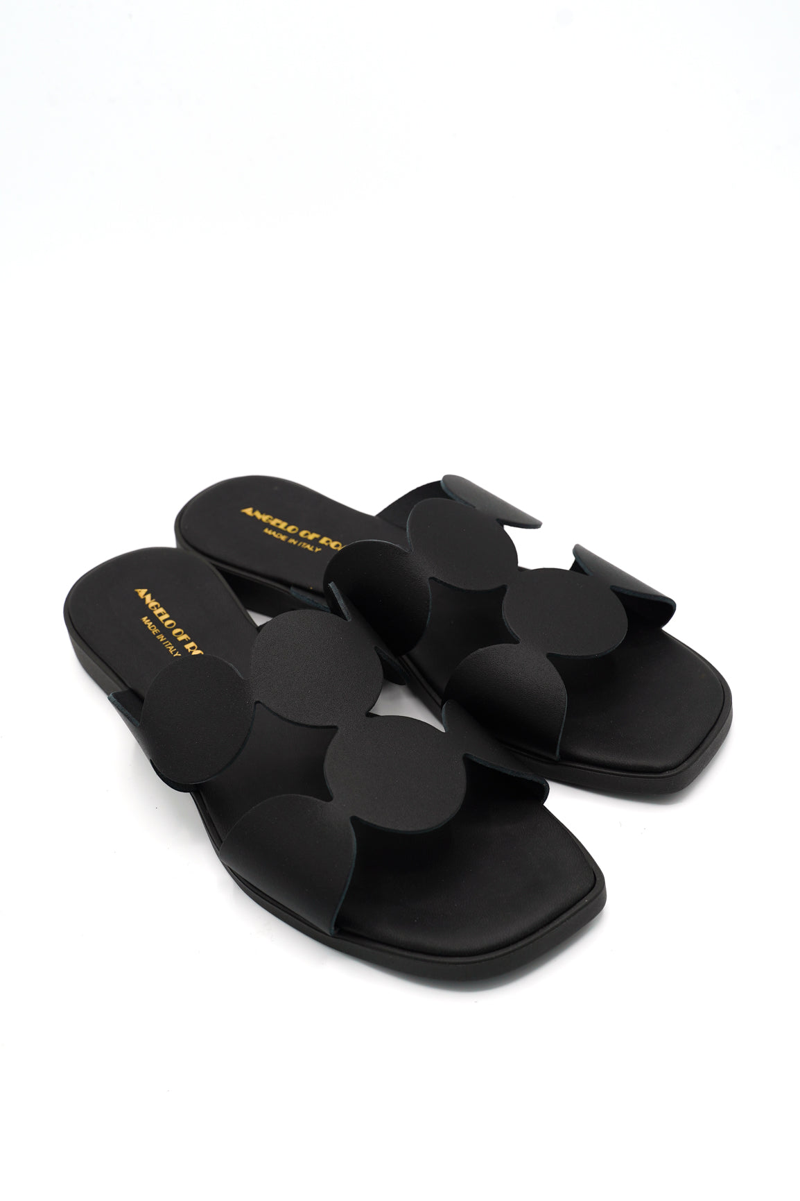Angelo Of Rome Ciabattine Style 26 Nero