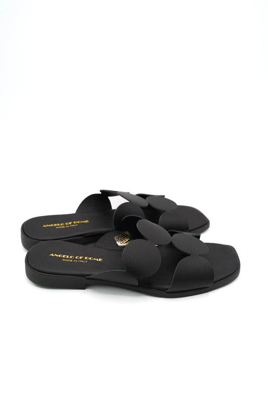 Angelo Of Rome Ciabattine Style 26 Nero
