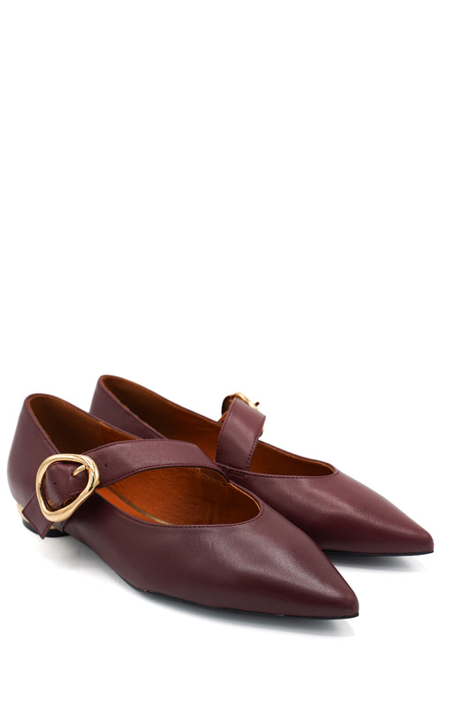 Gioseppo Ballerine 80167 Burgundy