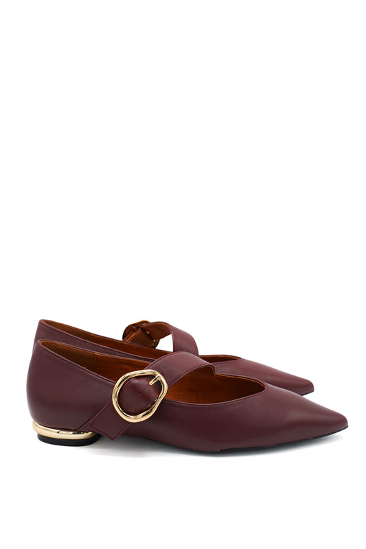 Gioseppo Ballerine 80167 Burgundy