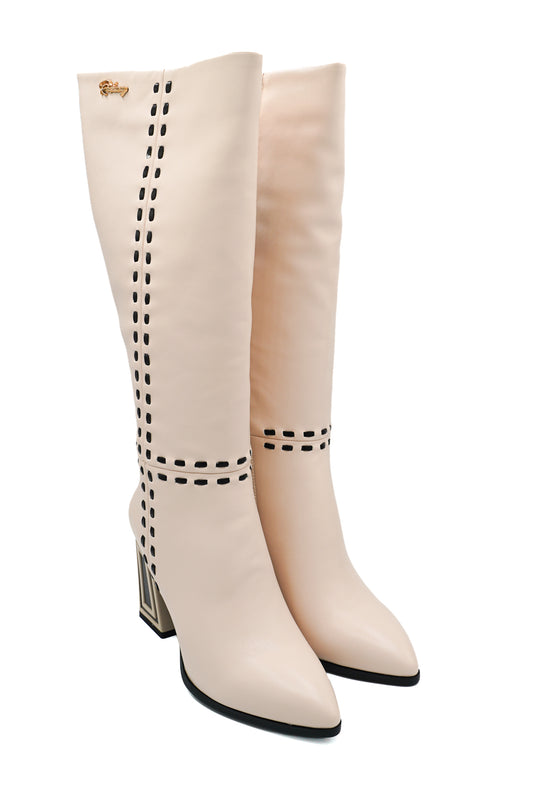 Rock Away Stivali 84710B Cream