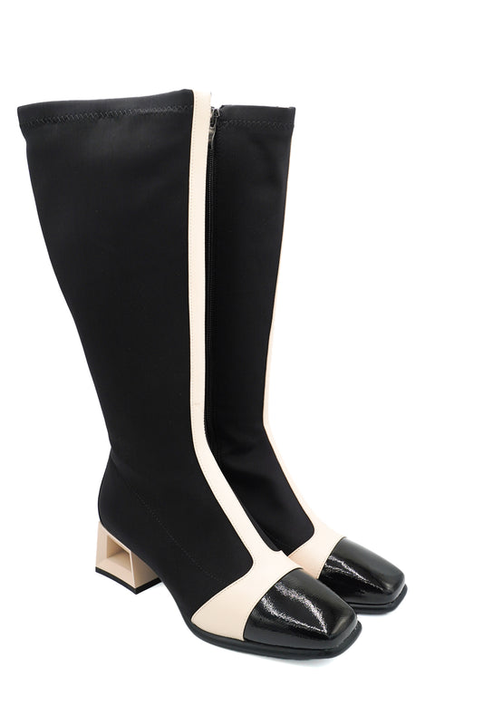 Rock Away Stivali 84657A Black/Cream