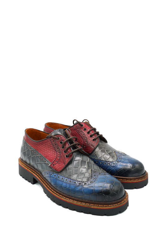 Exton Classiche 5164 Stampato Jeans/Stampato Grigio