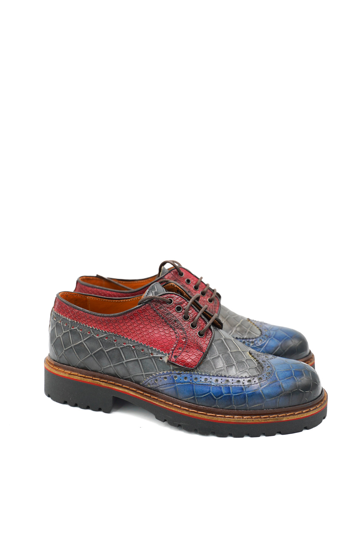 Exton Classiche 5164 Stampato Jeans/Stampato Grigio