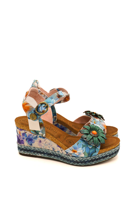 Laura Vita Sandali Facyo 75 Bleu