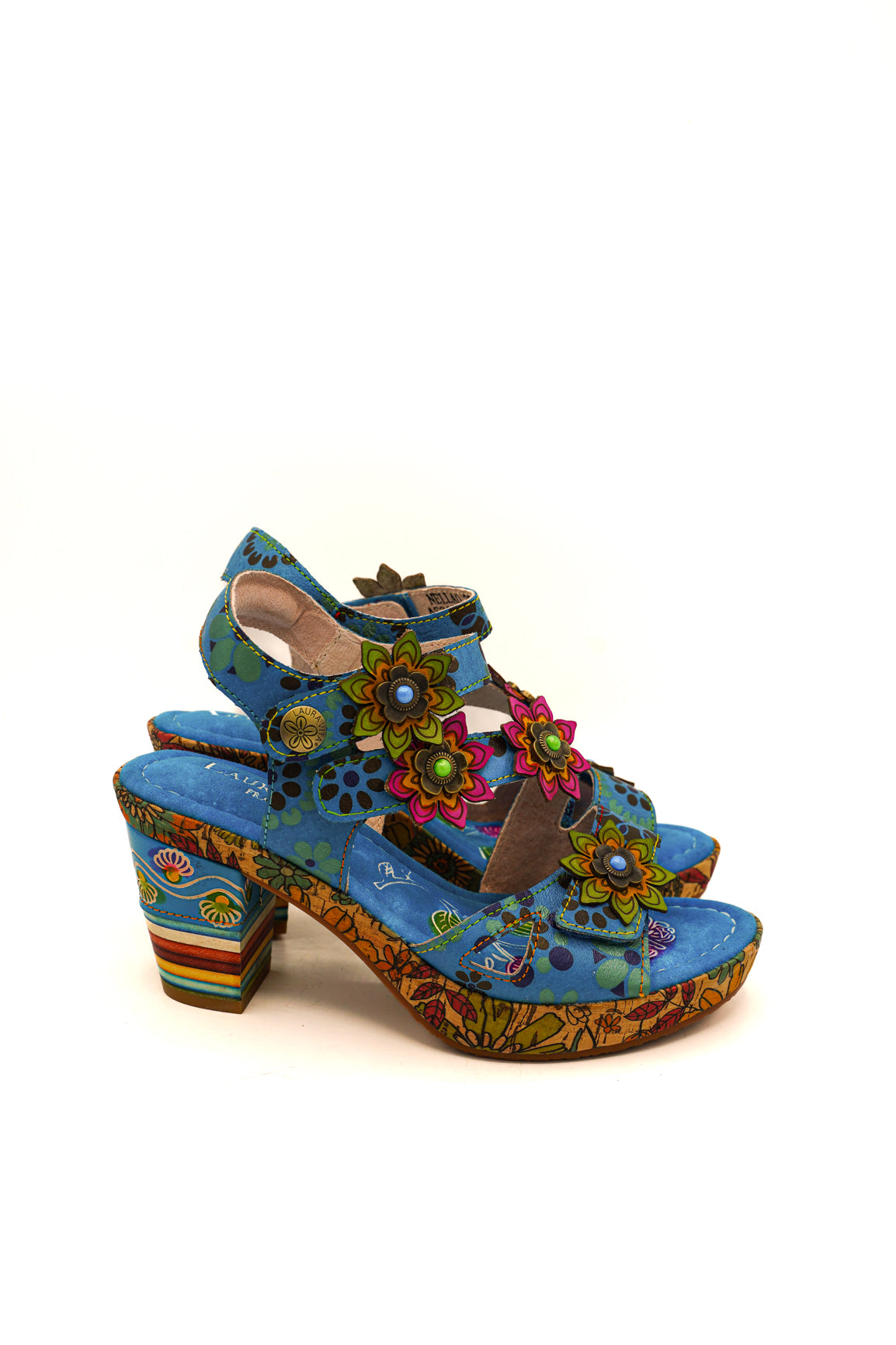 Laura Vita Sandali Nellao 33 Bleu