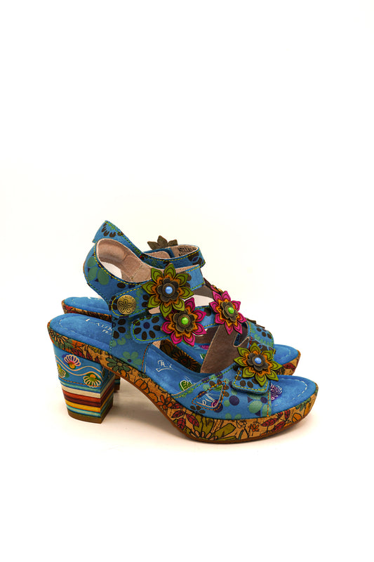 Laura Vita Sandali Nellao 33 Bleu