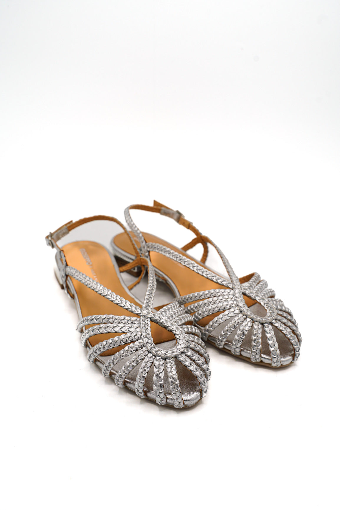 Gioseppo Slingback Hingham Silver