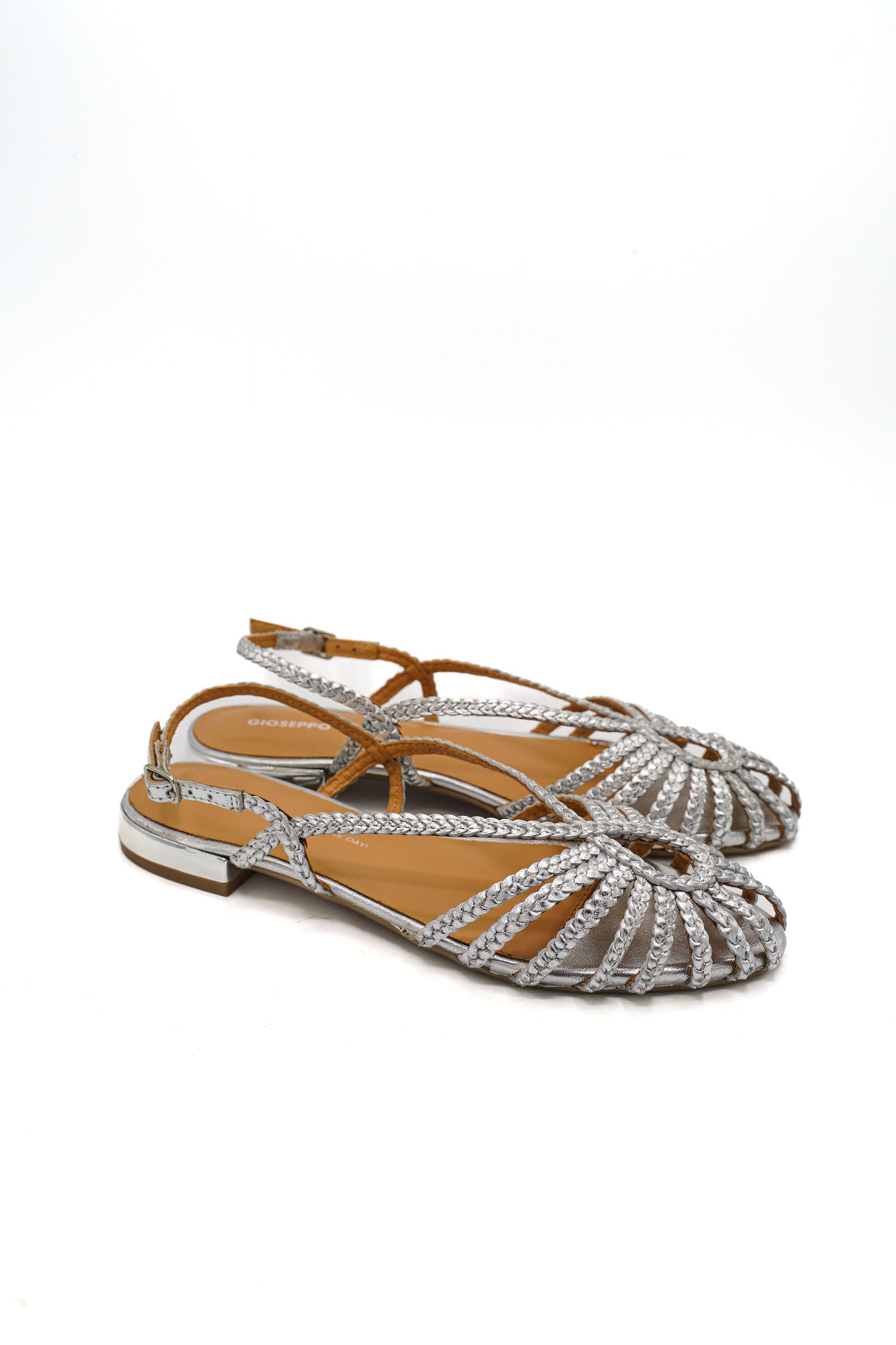 Gioseppo Slingback Hingham Silver