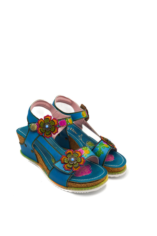 Laura Vita Sandali Bonito 36 Turquoise