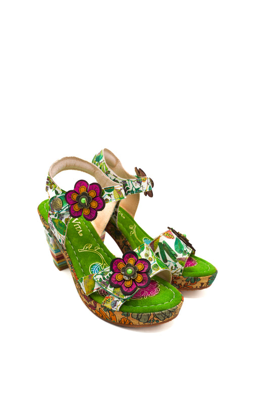 Laura Vita Sandali Nellao 36 Vert